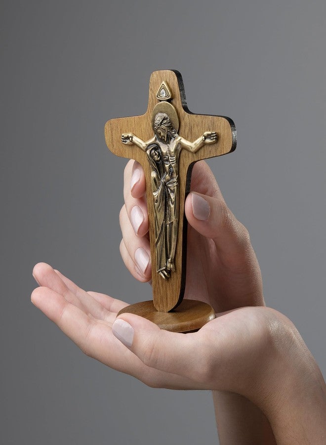 Intercession Unity Wooden Cross Crucifix - Image 3